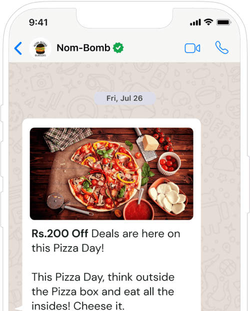 Attractive WhatsApp and SMS Campaigns